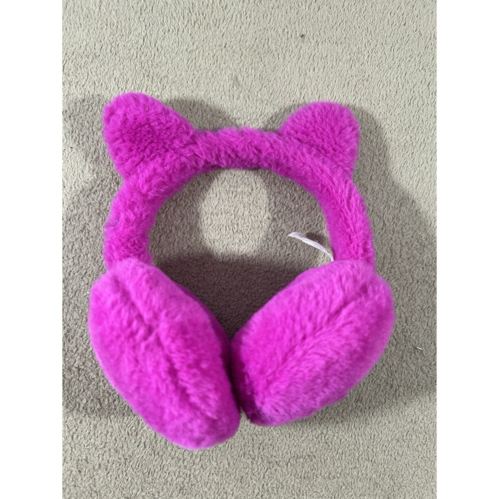 Women Kid Winter Earmuffs - Soft Plush Ear Warmer Foldable Ear Muffs Cute